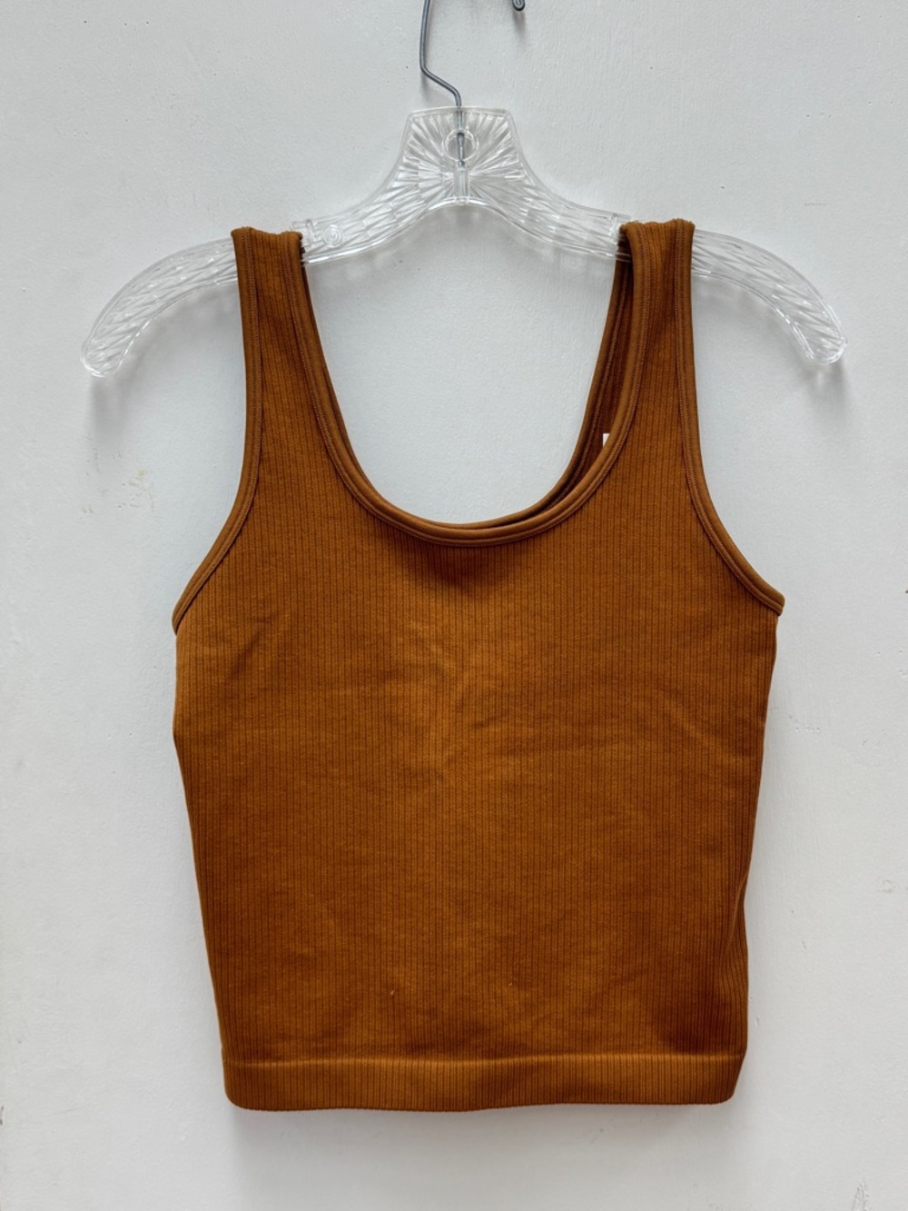 a new day Women’s Ribbed Tank Top in Brown Size M New With Tags